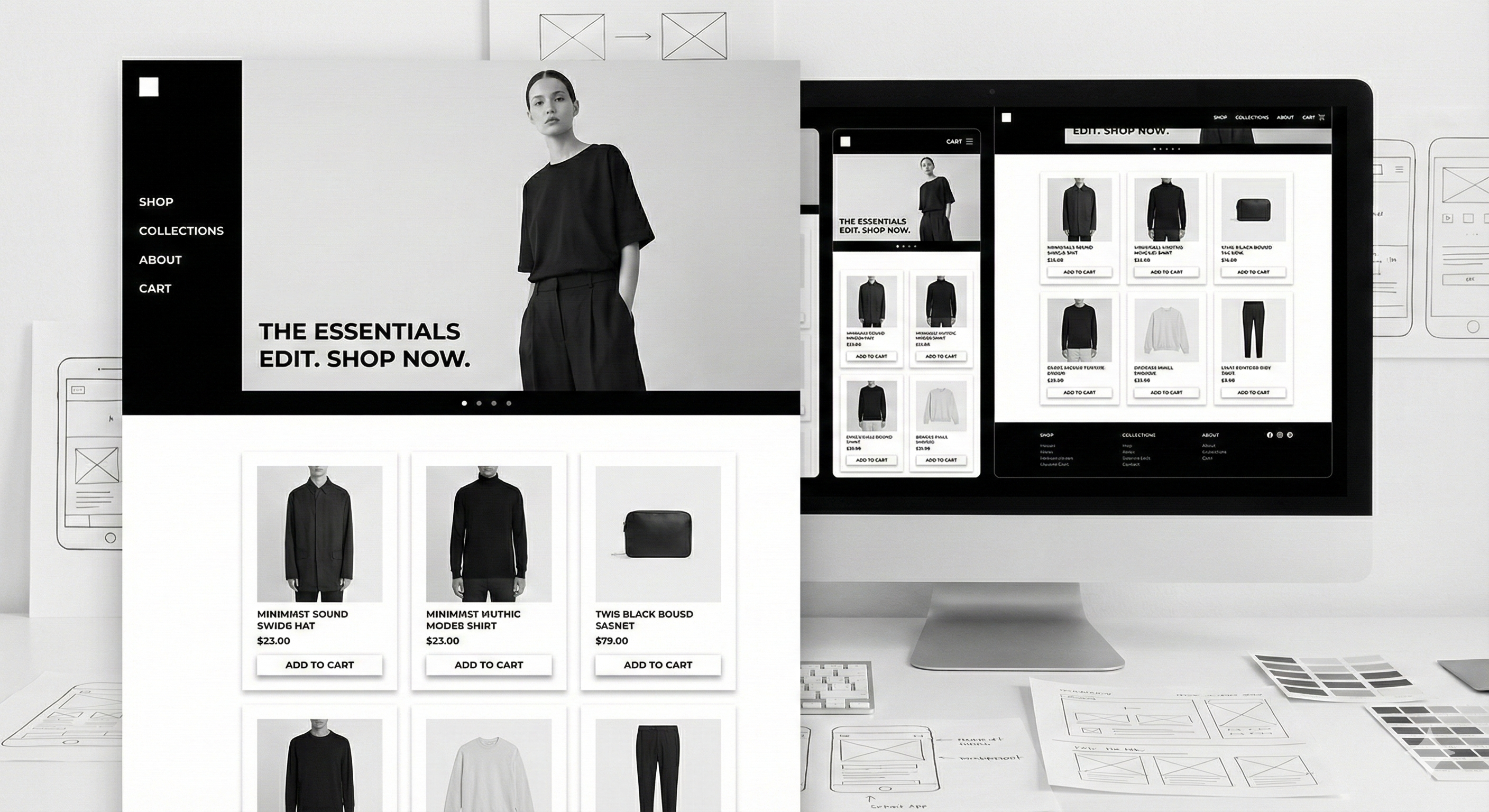 E‑commerce redesign